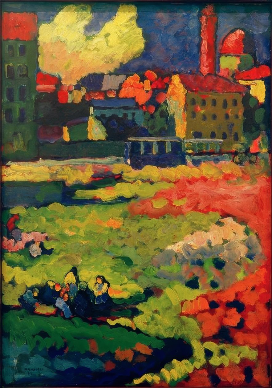 Munich – Outside the City by Wassily Kandinsky
